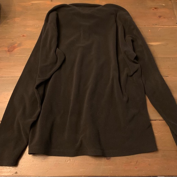 Eddie Bauer 1/4 Zip Pullover Size Large(Tall) Black - Picture 4 of 4